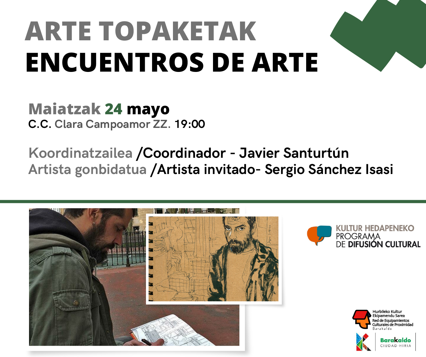 Encuentros de Arte topaketak: Sergio Sánchez Isasi